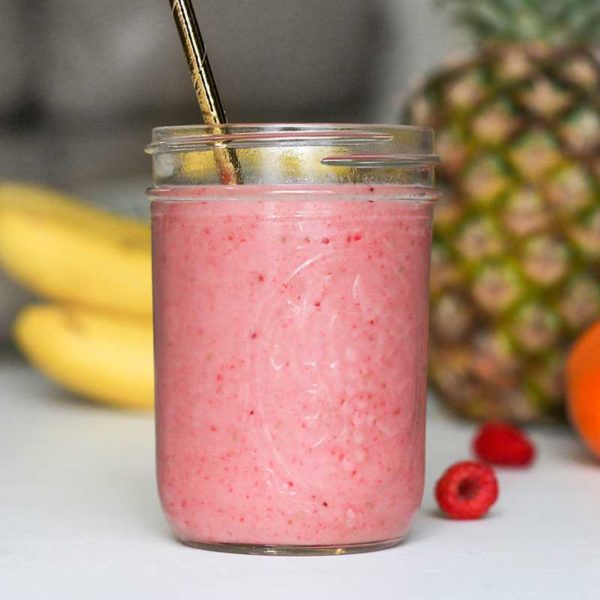 Banana Strawberry Seeds Smoothie